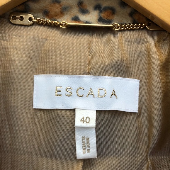 Escada Beaded Leather Jacket - Picture 3 of 4